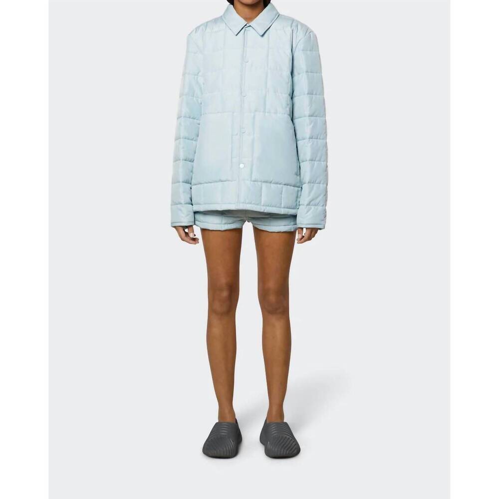 NEW RAINS unisex liner shirt jacket in sky